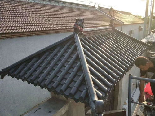 虹鑫建材 張家口樹(shù)脂小青瓦 樹(shù)脂小青瓦廠家